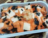 Foto langkah ke 7 dari resep Shrimp Mentai Rice.