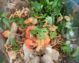 Hình bước làm 2 của món Nộm (Gỏi) Hoa Chuối Tôm Thịt