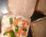 A picture of step 4 of Chicken mayonnaise sandwiches.