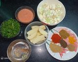 ধাবা স্টাইলে মশলা আলু ফুলকপি (dhaba style masala aloo recipe in Bengali) রেসিপির ধাপ 1 ছবি