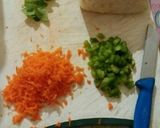 A picture of step 2 of Paneer stuff corn chilla.