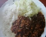A picture of step 7 of Rice with lentils.