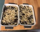 Une image de l'étape 5 de Gratin de riz aux trompettes de la mort bœuf séché et parmesan.