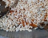 A picture of step 5 of Pori Urundai.