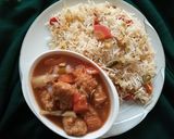 A picture of step 6 of Sweet and sour Chicken.