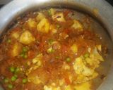 गोभीआलू मटर मिक्स सब्जी (Gobhi Aloo Matar mix sabzi recipe in hindi) रेसिपी चरण 3 फोटो