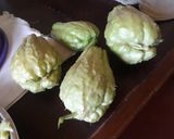 A picture of step 1 of Chayote - Irish Potatoes served with Mbuzi Ulaya#authormarathon#.