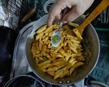 A picture of step 7 of Creamy Butter Chicken Pasta.