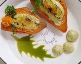 Foto langkah ke 8 dari resep Sweet Potato Creamy Matcha Brulee.