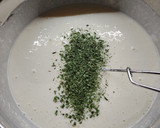 Sonkás sajtos palacsinta fokhagymás joghurttal gluténmentesen recept fázis 1 fotója