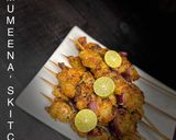 A picture of step 8 of Lemon shish tawook.