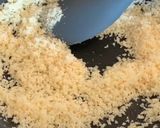A picture of step 1 of Coconut laddu.