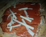 A picture of step 4 of Meat free pizza lasagne.