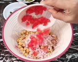 A picture of step 2 of Chana Salsa.