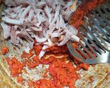 Foto langkah ke 3 dari resep Urap/Lawar Ayam Pedis.