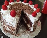 A picture of step 11 of Black forest cake#myfirstrecipe.