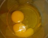 A picture of step 4 of Omelette rice 😋.