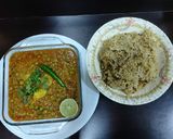 A picture of step 3 of Mutton mince with green peas potato.