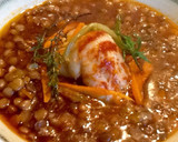 Foto del paso 3 de la receta: Lentejas con pollo en escabeche y su caldo