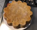 Une image de l'étape 8 de Flan pâtissier à la vanille et pêches de vigne pâte brisée vanille.