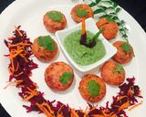 A picture of step 4 of Carrot & beet appe.