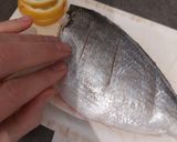 Une image de l'étape 1 de Papillote de Daurade aux saveurs asiatique.