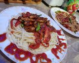 A picture of step 7 of Spaghetti.