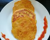 A picture of step 6 of Mix veg besan chila.