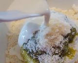 Une image de l'étape 2 de Pâtes crème de basilic ricotta et tomates cerise.