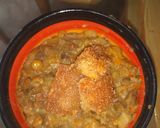 Foto del paso 2 de la receta: Almuerzo casero, lentejas express y cachama frita