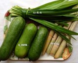 Hình bước làm 1 của món Sâm bí đao