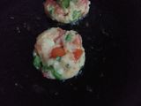 Veggie fruit tikki chat