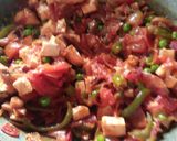 A picture of step 7 of Beetroot kathi roll.