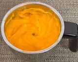 A picture of step 1 of Mango Kadhi-Summer Special.