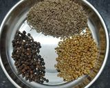 A picture of step 1 of Jeera Masala.
