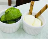 A picture of step 5 of Green Tea Coconut Milk Ice Cream.
