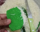 Foto langkah ke 7 dari resep Kue Bolu Kukus Pandan Keju 💕.