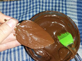 Hojitas de chocolate