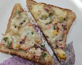 A picture of step 5 of GRILLED Vegetable TRIANGULAR TOAST.