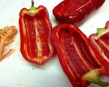 Foto del paso 2 de la receta: Morrones rellenos full vegetales