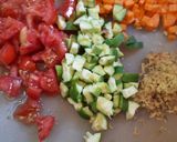 A picture of step 3 of Mung Daal Khichdi or Bhog Khichdi.