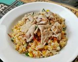 รูปขั้นตอนการทำที่ 7 ของ ข้าวผัดหมูชาบู