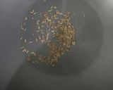 A picture of step 2 of Royal pink cheese in white gravy.