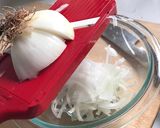 A picture of step 1 of Yuki’s chopped salad.