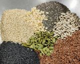 A picture of step 4 of Protein Powder with Sunflower seeds n Pumpkin seeds.