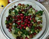 A picture of step 1 of Sprout and veggies salad.