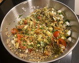 Foto del paso 8 de la receta: Ensalada de quinoa y queso feta al pesto