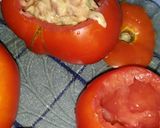 Foto del paso 3 de la receta: Tomate relleno con sardina y queso