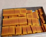 நெய் மைசூர் பாகு(ghee mysorepak recipe in tamil) ரெசிபி ஸ்டேப் 10 புகைப்படம்