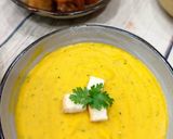 Hình bước làm 4 của món Soup khoai tây, bí đỏ, cốt dừa